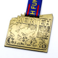 Medalha e fitas de corrida de mountain bike 3D personalizadas e baratas